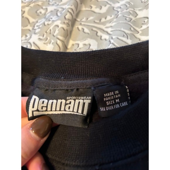 Black Latitude Sports Club Pennant Crewneck Sweatshirt - Picture 4 of 4